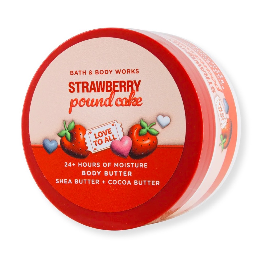 BBW Strawberry Poundcake 4PC NEW FULL-SIZE - Picture 5 of 16